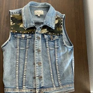 Punk/Edgy Denim Vest—flexible on price